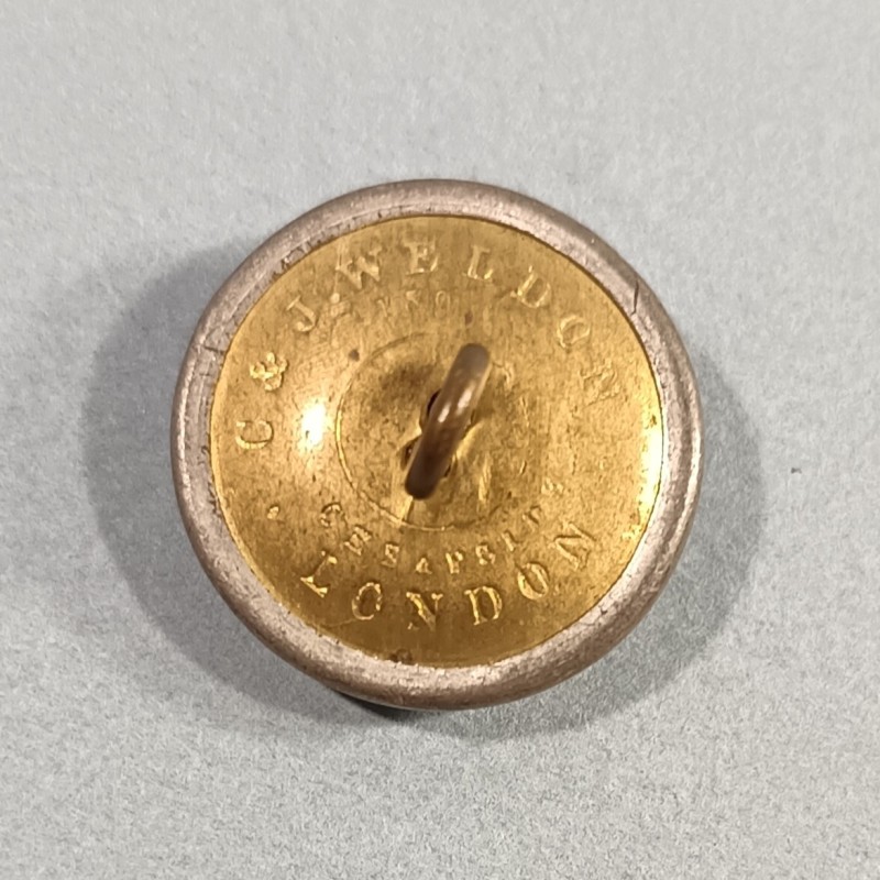 BOUTON REPUBLIQUE FRANCAISE AU COQ EPOQUE LOUIS PHILIPPE POUR LA GARDE NATIONALE OU L'ARMEE FABRICATION ANGLAISE A LONDRE